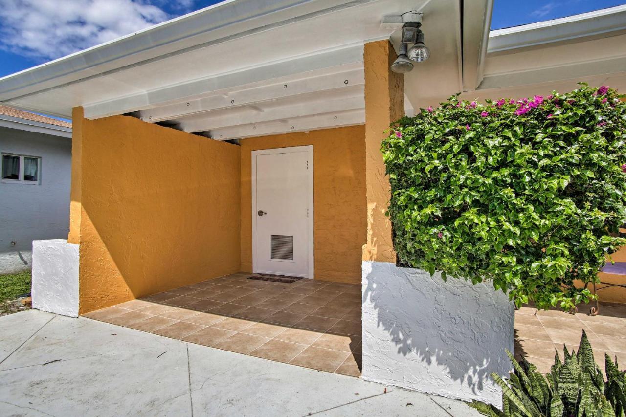 Hip Studio With Patio 1 Mi To Pompano Beach Pier Exterior photo